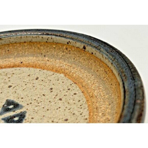 Stoneware Art Pottery Covered Dish Garlic Roaster Baker Speckled Glaze‎ Pattern - Picture 9 of 16